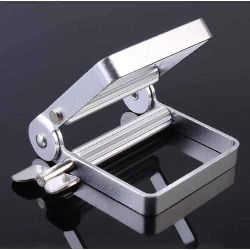 1pcs Tube Squeezer Lazy Toothpaste Dispenser Metal Squeezer Hair Tube Cosmetic Dye Paint Color Wringer Tools Squeezing W2L2