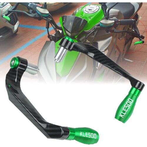 Motorcycle 7/8" 22mm Handlebar Brake Clutch Lever Protector Guard FOR KAWASAKI KLE500 KLE 500 1991 1992 1993 1994 1995 1996-2007