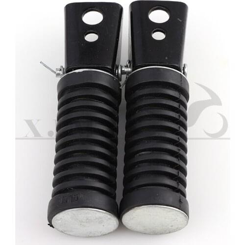 1 Pair Motorcycle Foot Rests Foot Pegs Foot Peg Pedals 4.7" For Suzuki GS125 GN125 Racing Motorcycle Accessories
