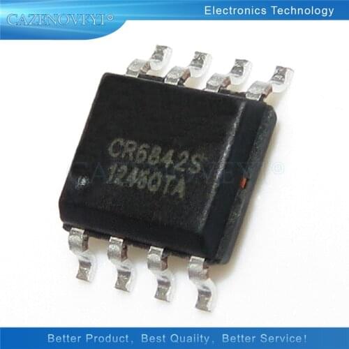 10pcs/lot CR6842S SOP-8 CR6842 CR68425 In Stock