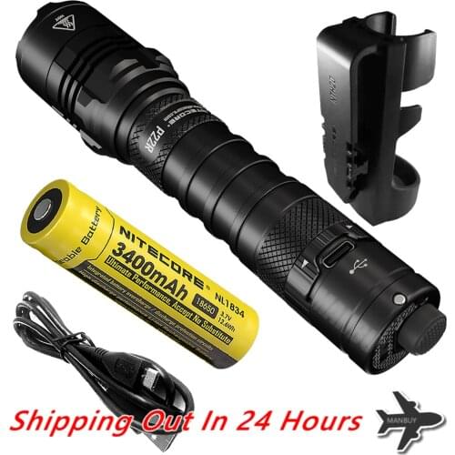 2020 NITECORE P22R with NL1834 Battery Ultimate Performance Rechargeable Tactical Flashlight 1800 Lumens Outdoor Hunting Camping