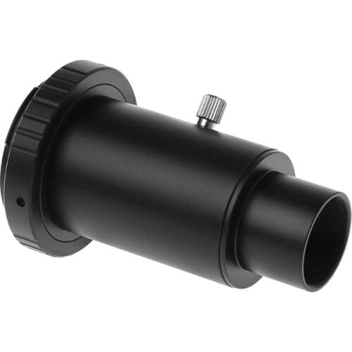 Aluminum T2 Adapter Telescope Extension Tube 1.25 inch Telescope Mount Adapter Thread T-Ring For Canon EOS Camera Accessories