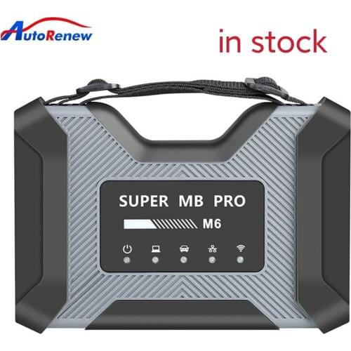SUPER MB PRO M6 Wireless Star Diagnosis Tool fit for Benz Car and Trucks Compatible with DOIP, K-line,CAN Low,Can High,LIN,RS485