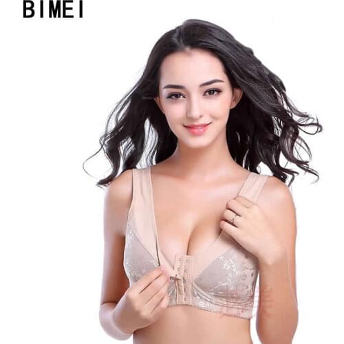 Bra front lingerie front Bra mastectomy woman breathable sports lace back8515