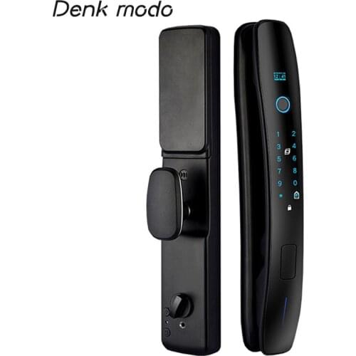 Denk modo cerradura intelige Biometric Fingerprint Security Intelligent Smart Password IC Card Electronic Door Lock