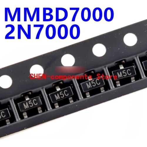 100pcs MMBD7000LT1G M5C SOT-23 SMD switching diode