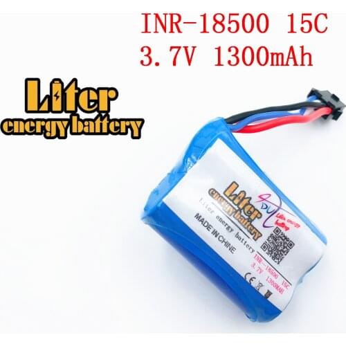 3.7V 1300mAh 18500 15c Lipo battery For UDI 001 UDI001 for HQ HuanQi 960 2.4G remote control boat speedboat 3.7v RC LIPO battery