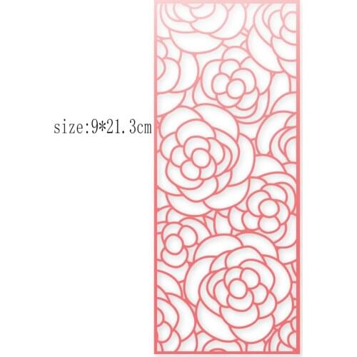 Sirius Rectangle rose background Metal Cutting Dies DIY Scrapbooking Photo Embossing Craft Die scrapbooking nouveau arrivage