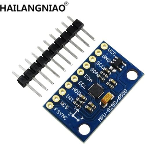 5 pcs SPI/IIC GY-9250 MPU 9250 MPU-9250 9-Axis Attitude +Gyro+Accelerator+Magnetometer Sensor Module MPU9250
