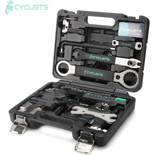 CYCLISTS CT-K01 Bike Multi-function Tool Case Professional Maintenance Box 18 in 1 Combination Suit Iamok Bicycle Repair Tools