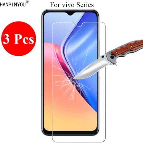3 Pcs/Lot New 9H 2.5D Tempered Glass Screen Protector For vivo iQOO U3 / Y51s / Y31s 5G 6.58" Protective Film + Clean Tools