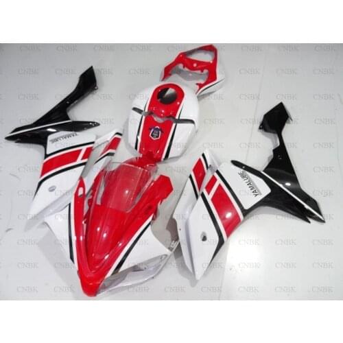 Abs Fairing for YZFR1 07 for YAMAHA YZFR1 Fairings 2008 YZF R1 Fairings 2007 - 2008 Red White Black