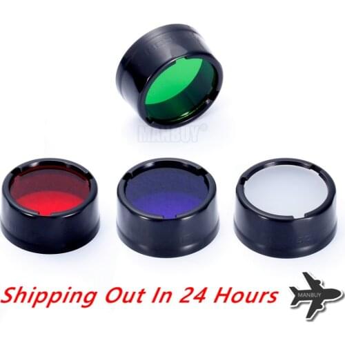 NITECORE RGB Torch Filter Diffused Mineral Coated Glass Lens For The Flashlight With Head Of 25.4mm travel Lighting Accessories
