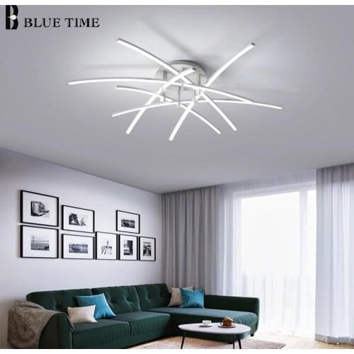 110V 220V Gold&White Led Ceiling Lights For Living room Dining room Bedroom Luminaires Surface Mounted Ceiling Lamp Fixtures