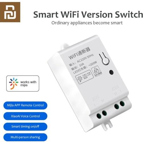 Xiaomi Mijia APP Smart Switch Breaker Wifi X Version Compatible With Traditional Wall Switch Remote Control Lamp For Smart Home