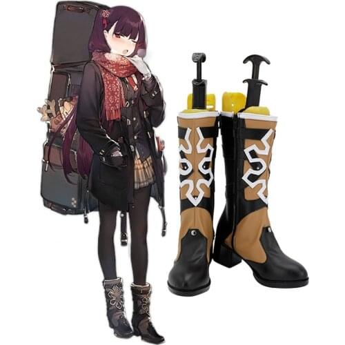 Unisex Anime Cos WA2000 Cosplay Costumes Shoes Custom Made