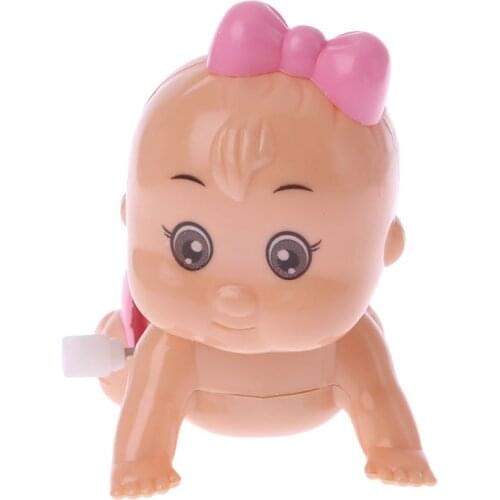 Twist Ass Baby Crawling Crawl Doll Clockwork Doll Wind Up Toy For Boy Girl Party Gift BX0D