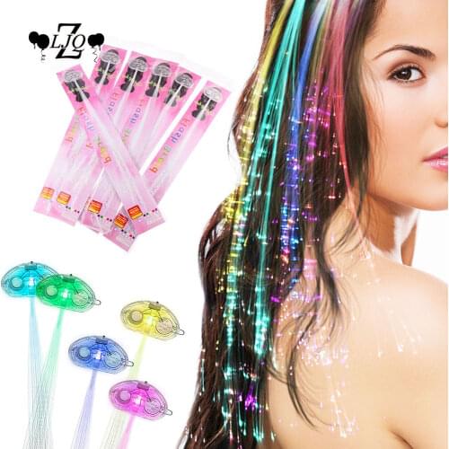 ZLJQ 1pcs LED Hair Lights for Party Favors Light Up Toys Rave Party Hair Accessories Bar Dancing Hairpin Hair Clip