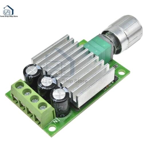10A 12V-30V Voltage Regulator PWM DC Motor Speed Controller 12V 24V Adjustable Speed Regulator Dimmer Control Switch for Fan