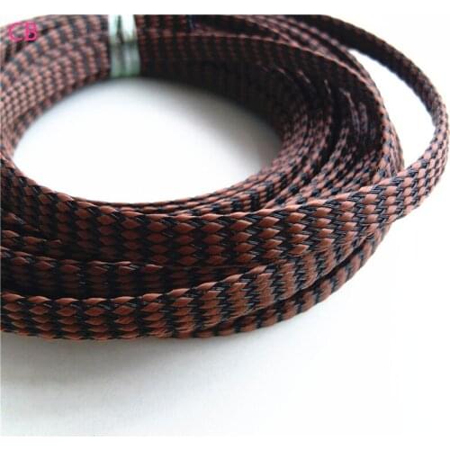 5M10mm Wire Mesh Guard RC Car Quadcopter Wiring Braided PP+PET Expandable Auto Wire Cable Gland Sleeves High Density
