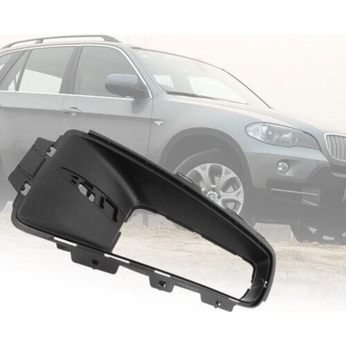 Car Fog Light Trims Front Bumper Lower Grille Fog Cover 51117172449 51117172450 for BMW E70 X5 2007 2008 2009