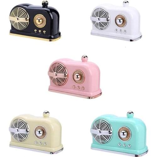 Retro Speakers Stereo Wireless Bluetooth-compatible Speakers Mini Portable with Hands-Free Calls Connectable