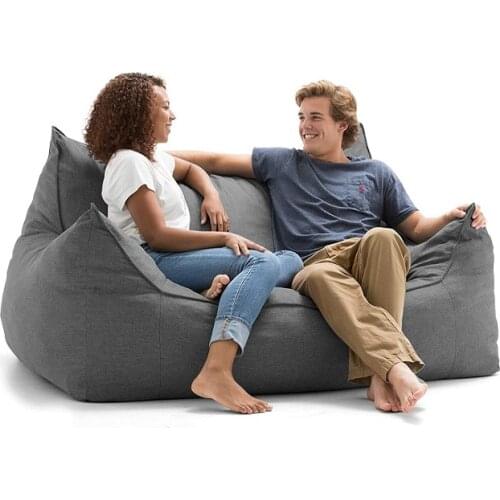Large Recliner Bean Bag Chair double space seat bean bag sofa couch for 2 adults