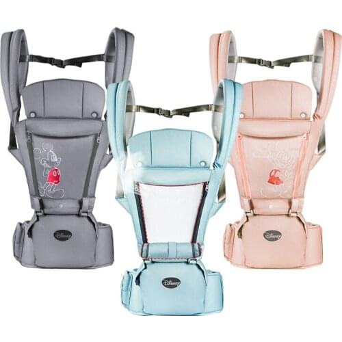 Disney 2-30 Months Baby Carrier Multifunctional Front Facing Baby Carrier Infant Sling Backpack Pouch Wrap Carriers For Kids
