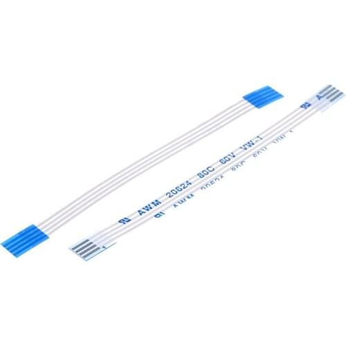 100PCS/LOT FFC/FPC Flexible Flat Cable 1.0mm pitch 4 pin 200mm length same side for ZIF Connector