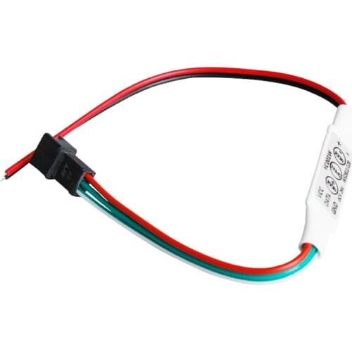 Mini DC5-24V wifi controller RGB wireless 3keys 76lighting effect led lighting controller support IC ws2811/UCS1903/UCS9812