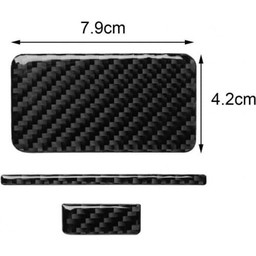 Anti-scratch Central Control Cover Carbon Fiber Car Navigation Frame Sticker for Nissan 350Z