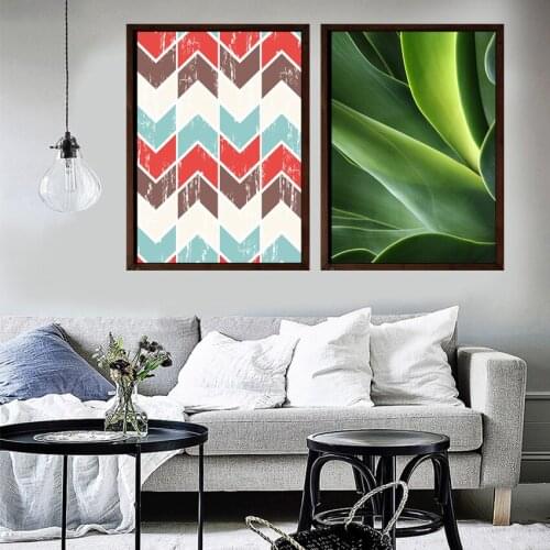 Nodic Landscape Home Decor Canvas Painting Plants Poster Art Wall Picture For Living Room Style Watercolor FA758