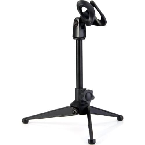 Professional Adjustable Desktop Handheld TableTripods tripod Microphone MIC Stand Holder with Clip for Wired Wireless Mic