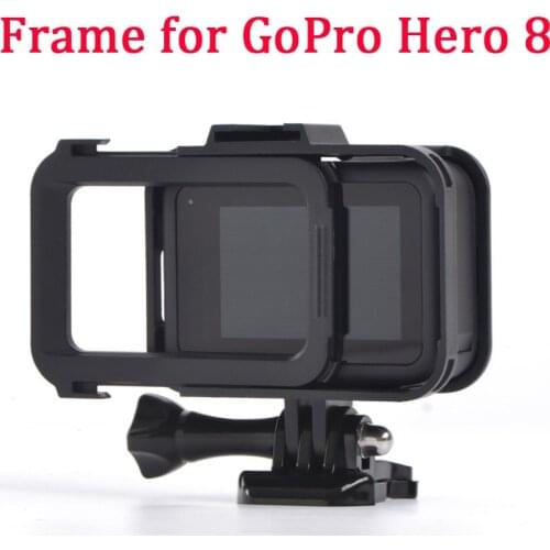 Frame Mount for GoPro Hero 8 Black Protective Shell for Go Pro HERO8 Action Camera Accessories Case