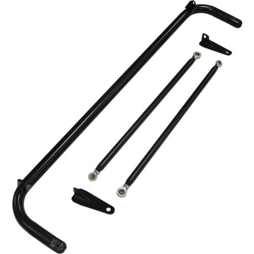 49" Stainless Steel Racing Safety Seat Belt Chassis Roll Harness Bar Kit Tie Rod Black red