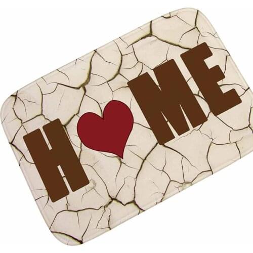 Retro nostalgia Flannel Non Slip Door Mats Bedroom Carpet for Bedroom Kitchen Floor Decorative Bathroom Rugs