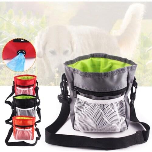 Dog Pet Training Treat Bag Pet Feed Pocket Dog Snacks Bag Travel Pet Bowl Pet Dog Supplies877