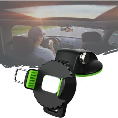 Universal Car Suction Cup Mount 360 Degree Magnetic Bracket Holder Mobile Navigation Car Phone Phone Rotation W9G9