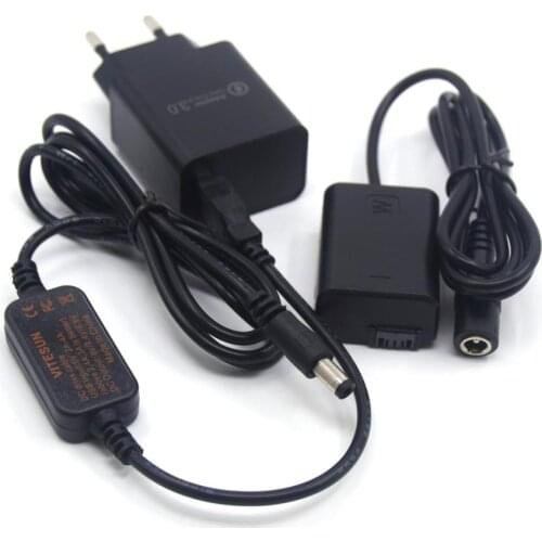 Power Bank AC-PW20 BC-VW1 USB Cable+NP-FW50 Dummy Battery+Charger for Sony A7S2 A7S II A7R A7RII a7m2 A6300 A6500 A7000 ZV-E10