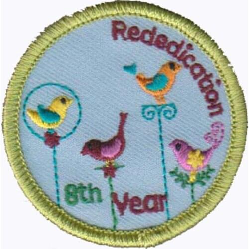Embroidered Patches with bird Logo, Customized Designs are Welcome, with 50pcs MOQ, 100pcs/lot, free shipping