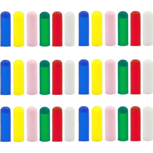 XPT03M 100pcs Different Colors Miniature Toggle Switch Covers Rubber Switch Coat NEW Red/Blue/Green/Pink/White/Yellow