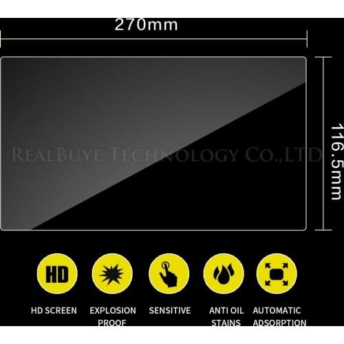 Tempered glass for Car GPS Navigation Multimedia Screen 270*116.5MM 271*115MM 272.5*111MM 274*113MM 276*114MM 277*98MM 277*130MM