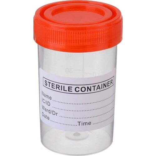 10Pcs Specimen Container Durable Prime Urine Sample Container Urine Sealed Container Plastic Specimen Bottle for Laboratory Tool