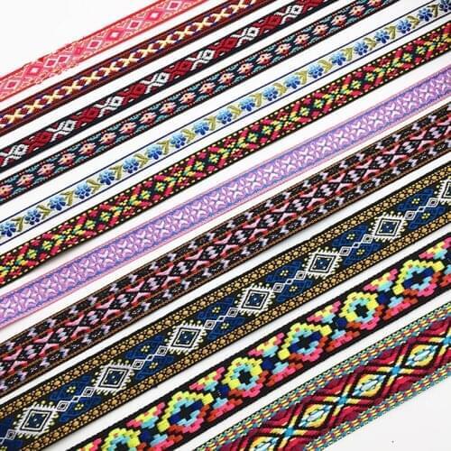 2M/Lot African Lace Fabric Ribbon for Stage dress DIY Clothes Bag Accessories Embroidered Fabric Ribbon