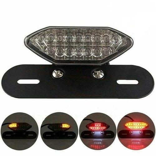 ​2020 new Motorcycle 16 LED Turn Signals Brake Light License Plate Integrated Tail Light for Yamaha Harley