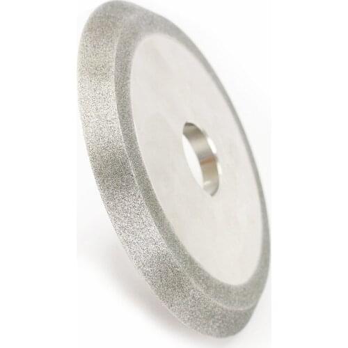 78mm Diamond Grinding Wheel Dish Grinder Circle Sharpener Disc for Carbide Metal Tungsten Steel Milling Cutter Tool 200Grit