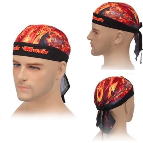 Breathable Summer Cycling Caps Sport Running Bike Headband Sun Cycling Scarf MTB Bandana Bicycle Men Head Scarf Pirate Bandana
