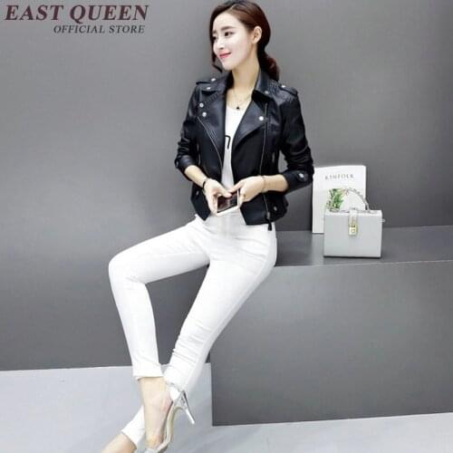 EASTQUEEN Women's Leather Bomber Jackets