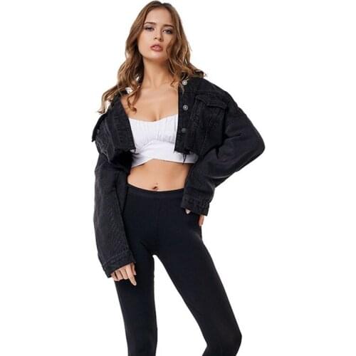 Fionago Women's Black Jackets