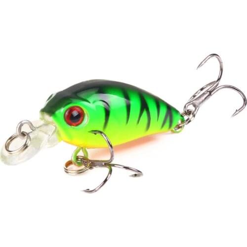2pc Wobbler Fishing Lure Large Crankbait Minnow Peche Bass Trolling Pike Carp Lures 6 Colors 3.8g/4.5cm Artificial Bait